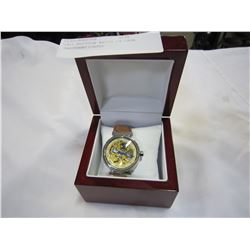 LOUI VUITTON WATCH IN CASE UNAUTHENTICATED