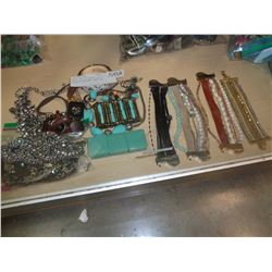 LARGE LOT OF WOMENS HIGH FASHION DESIGNER JEWELERY