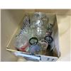 Image 1 : BOX OF SHOT GLASSES AND SKULL MUGS