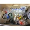 Image 2 : BOX OF SHOT GLASSES AND SKULL MUGS