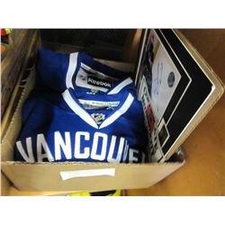 2 RYAN KESLER JERSEYS: YOUTH SMALL, MENS MEDIUM W/ SIGNATURE