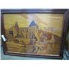 Image 2 : LARGE CARVED ETCHED WOOD WALL HANGING