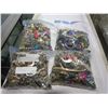 Image 1 : 3 LARGE BAGS OF JEWELERY AND BAG OF WATCHES