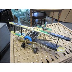 METAL BI PLANE DECOR