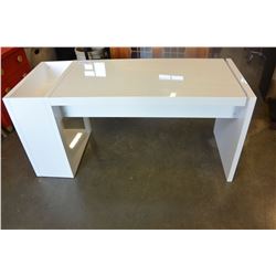 ASHLEY FLOOR MODEL WHITE MODERN DESK RETAIL $689