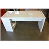 Image 1 : ASHLEY FLOOR MODEL WHITE MODERN DESK RETAIL $689