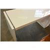 Image 3 : ASHLEY FLOOR MODEL WHITE MODERN DESK RETAIL $689