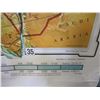 Image 3 : VINTAGE ROLL UP SCHOOL MAP OF MEDITERRANEAN 1970S