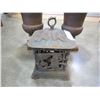Image 2 : 2 CAST IRON PLANTERS AND CAST IRON CANDLE HOLDER