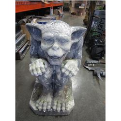 3FT TALL FIBERGLASS GARDEN GARGOYLE