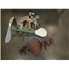 Image 1 : COWBOY INSPIRED WEATHERVANE AS IS AND WOOD SPINNER