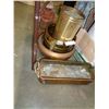 Image 1 : LOT OF BRASS, COPPER, AND PLASTIC PLANTERS