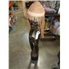 Image 1 : 3-1/2FT CARVED WOOD FIGURES