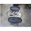 Image 1 : BLACK 4 LEG PLANT STAND