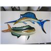 Image 1 : 2 EQUADOR DECORATIONS, SWORDFISH, AND FISH