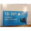 Image 2 : NEW OVERSTOCK INSIGNIA 13-32 INCH TILTING TV WALL MOUNT, COMPLETE, UP TO 40 LBS