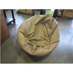 LEATHER BEAN BAG CHAIR BY THE FOAM SHOP