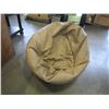 Image 1 : LEATHER BEAN BAG CHAIR BY THE FOAM SHOP