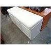 Image 2 : LARGE WHITE STORAGE BENCH