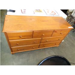 PINE 7 DRAWER DRESSER