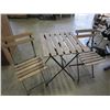 Image 2 : FOLDING PATIO TABLE AND 2 CHAIRS