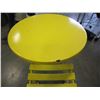 Image 2 : YELLOW METAL BISTRO SET