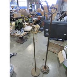 2 ANTIQUE FLOOR LAMPS