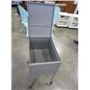 Image 2 : ROLLING METAL LIFT TOP STORAGE CABINET