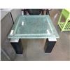 Image 2 : MODERN GLASS TOP END TABLE