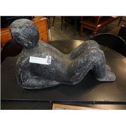 CEMENT LYING GARDEN FIGURE