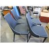 Image 2 : 4 MODERN UPHOLSTERED DINING CHAIRS