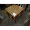 Image 2 : ASHLEY FLOOR MODEL MODERN WALNUT FINISH ENDTABLE RETAIL $299