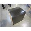 Image 3 : BLACK GLASSTOP 2 DRAWER NIGHTSTAND