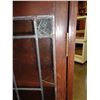 Image 4 : VINTAGE LEADED GLASS CABINET