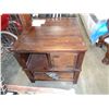 Image 2 : ASHLEY FLOOR MODEL END TABLE W/ 1 CUPBOARD W/ POWER AND USB OUTLET - RETAIL $399