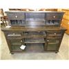 Image 1 : ASHLEY FLOOR MODEL 2 PIECE CONSOLE, DISTRESSED WITH POWER RETAIL $1712