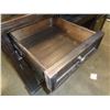 Image 3 : ASHLEY FLOOR MODEL 2 PIECE CONSOLE, DISTRESSED WITH POWER RETAIL $1712