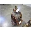 Image 2 : 2 ANTIQUE COFFEE LAMPS - 1 BURL