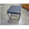 Image 1 : ASHLEY FLOOR MODEL METAL BASE MODERN END TABLE