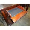 Image 4 : ASHLEY FLOOR MODEL 2 DRAWER CONSOLE MEDIA OR SOFA TABLE, DARK FINISH RETAIL $749