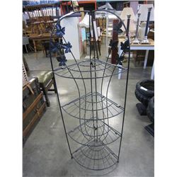 IRON COLLAPSABLE PLANT STAND