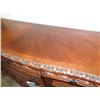 Image 3 : ASHLEY FLOOR MODEL HIGHLY CARVED MAHOGANY SERVER, MISSING ONE DOOR, RETAIL $2262
