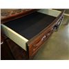 Image 7 : ASHLEY FLOOR MODEL HIGHLY CARVED MAHOGANY SERVER, MISSING ONE DOOR, RETAIL $2262