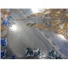 Image 2 : 4 x 3 1 SIDED STAINED GLASS WINDOW - HAS 3 CRACKS