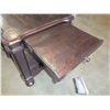 Image 3 : ASHLEY FLOOR MODEL RUSTIC FINISH END TABLE W/ PULL OUT TRAY