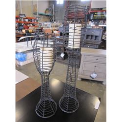 2 WIRE CANDLE STANDS