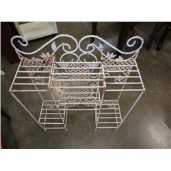 WHITE METAL RACK