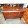 Image 1 : VINTAGE 4 DRAWER IN LAID DOVE TAIL DRESSER