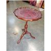 Image 1 : SMALL BOMBAY LEATHER INSERT PARLOUR TABLE