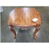 Image 2 : NEW MORGAN FURNITURE CARVED WALNUT FINISH ENDTABLE RETAIL $569